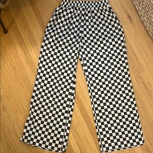 OG Dressed in LALA checkered satin PANTS ONLY